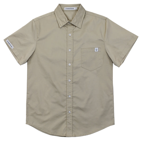 Short Sleeve Button-Up