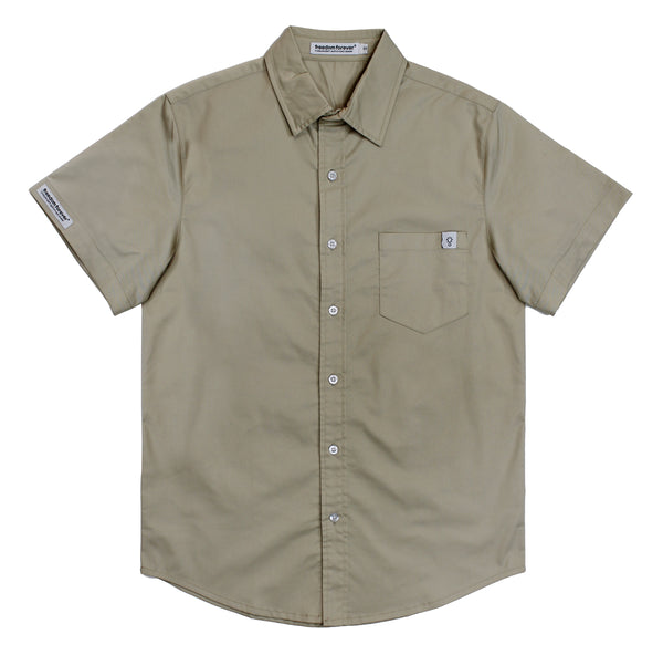 Short Sleeve Button-Up